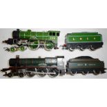 00 gauge. Hornby. 4-6-0 locomotive and tender. 2920 'St. David', green, G.W.R.