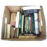 American Literature. A carton of books & softback publications.
