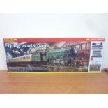 Hornby, 00 gauge, R1019, "Flying Scotsman" electric train boxed set. Condition Report.