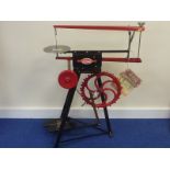 "Hobbies" treadle fret saw.