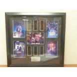 Star Wars Saga Original 35mm film cel presentation. Limited Edition 122 of 1000, framed.