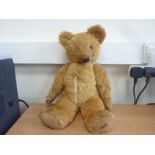 Pre -1950's 'Merry Thought' mohair Teddy bear, 44 cm high.