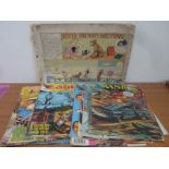 Various vintage comics to include Buster Brown's Sweetheart, Mash, Eagle.