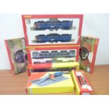 Hornby 00 gauge car unloading terminal R8263, two double brick tunnel portals, R8512,