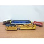 Hornby 00 gauge BR crane and carriage, Class 37 diesel locomotive, carriage & wagon.