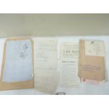 Crime Reports. A small bundle of Police Crime Reports & related material, c.