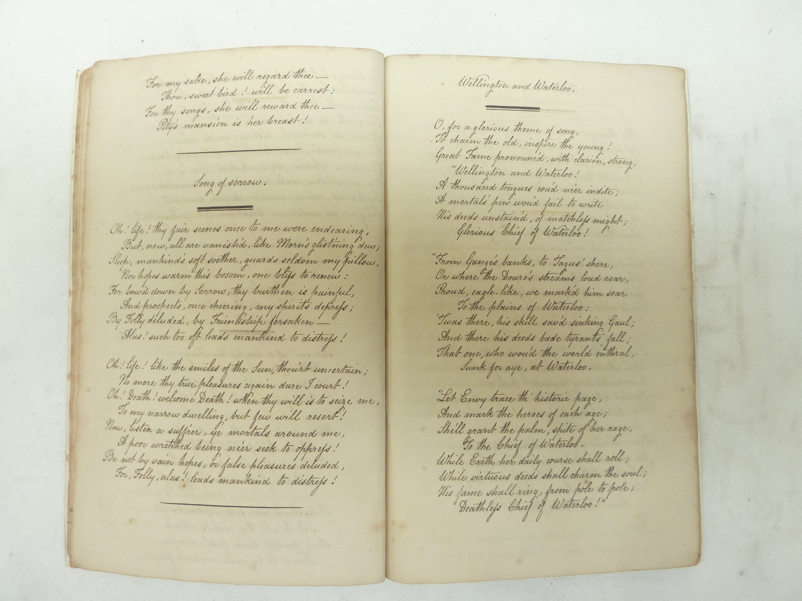 ANDERSON ROBERT. Poems, Songs, Etc. A MANUSCRIPT VOLUME IN THE POET'S OWN HAND. 21pp. - Image 4 of 4