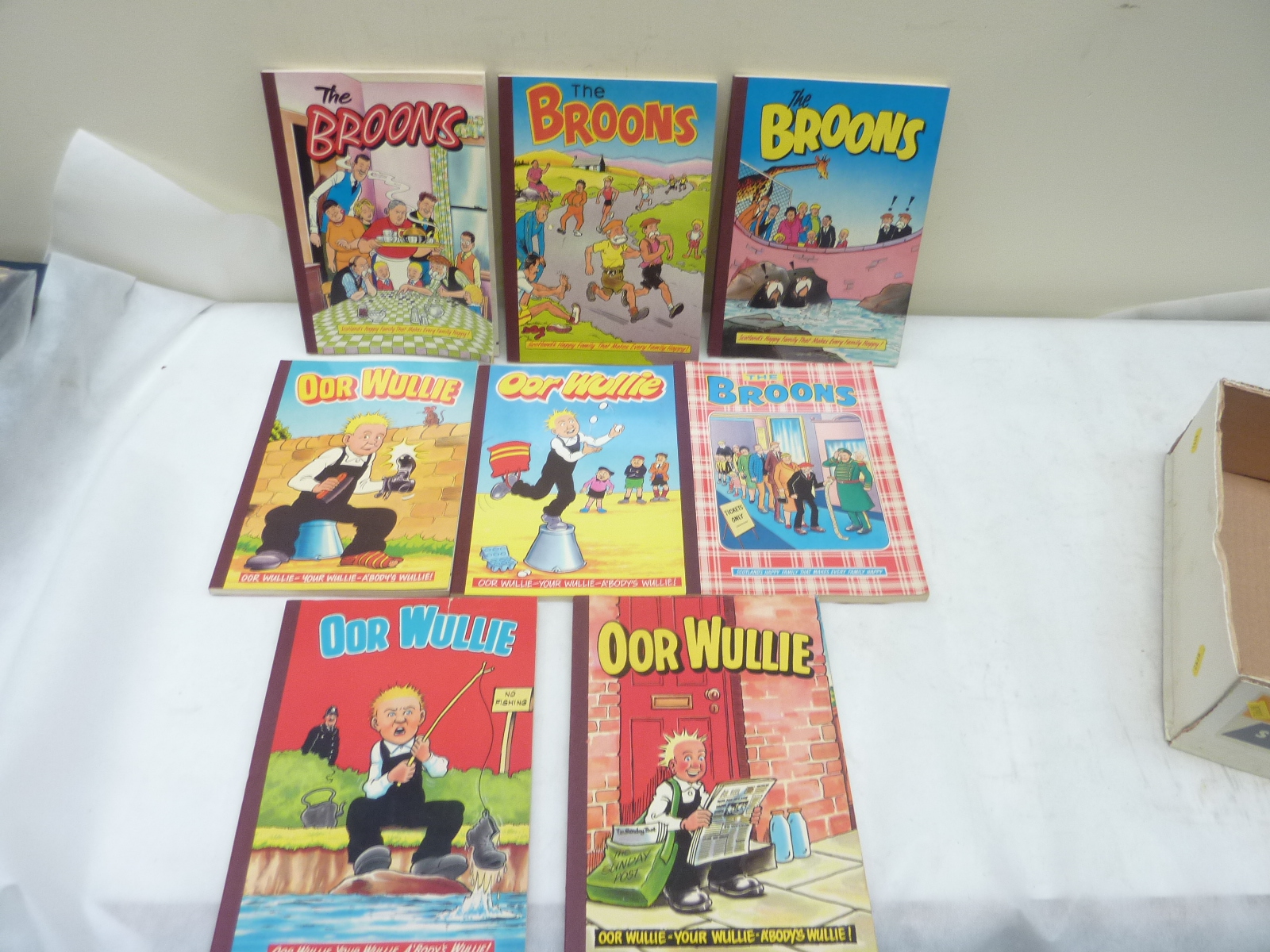 THOMSON D. C. 8 various Broons & Oor Wullie annuals.
