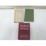 HUXLEY ALDOUS. Eyeless in Gaza. Orig. cloth, some edge soiling, in torn & chipped d.w. 1st ed.