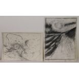 David H. Smith. Late Winter, 67 & Autumn, 67. Two sketches. Signed.