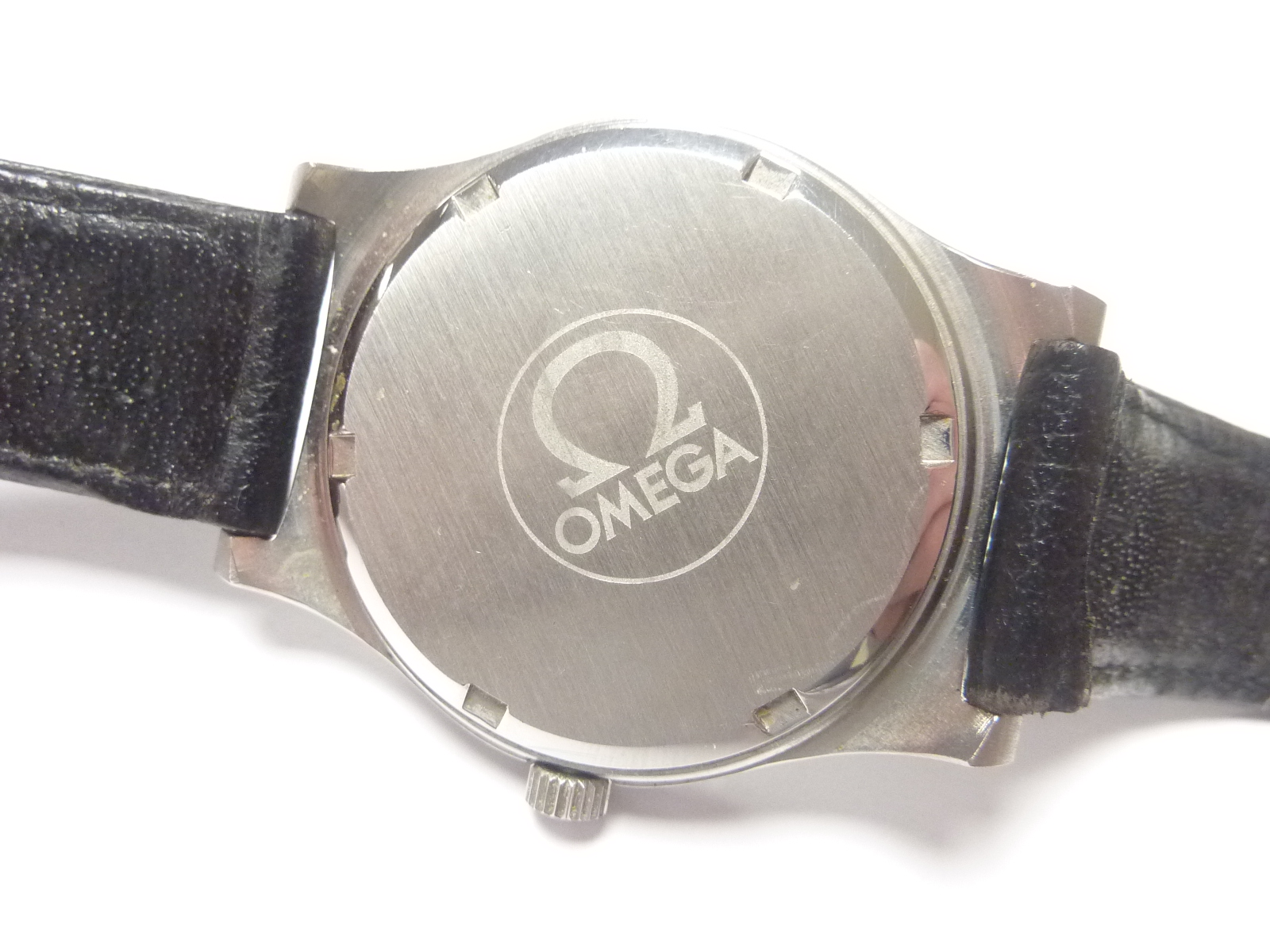 Gent's Omega stainless steel wrist watch (Manual), little used, Omega buckle. - Image 4 of 4