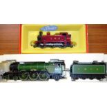 Hornby "462" 4472 "Flying Scotsman" loco and tender. Tri-ang Hornby 0-6-0T loco. 7606, red, L.M.