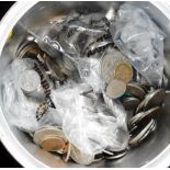 United Kingdom. Large tub of various cupro-nickel coins.