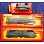 Tri-ang Hornby. R.357 A1A-A1A Diesel Electric Loco. D5572, blue, British Rail. R.