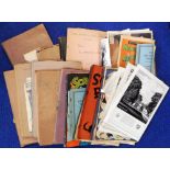 Large collection of WWII scrapbooks of newspaper cuttings concerning R.N. and Army.