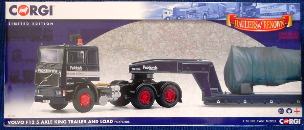 Corgi. Hauliers of Renown. CC15501 Articulated trailer & load - Pickfords.