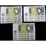 Banknotes. United Kingdom. One pound. Page. B337. N...