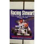 MOTOR RACING, hardback edition of Racing Stewart The Birth of a Grand Prix Team by Maurice