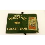 CRICKET, Wills Woodbine metal spinner game, VG