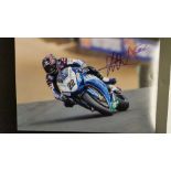 MOTOR CYCLE RACING, signed colour 12 x 8 photos, inc. John McGuinness, Wayne Gardner, Alex Lewes,