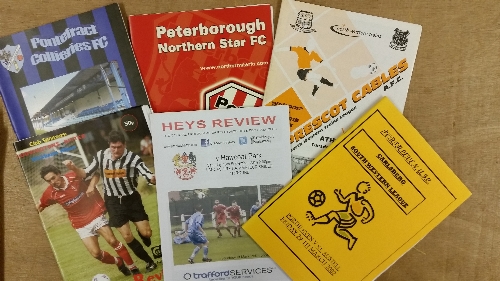 FOOTBALL, non-league programmes, 1980s onwards, mainly one-per-club, EX, Qty