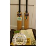 CRICKET, selection, inc. softback Wisden Almanacks, 1949 & 1980; 1983 Australia signed bat (12