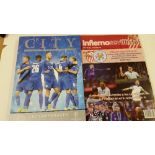FOOTBALL, Leicester City 2016/17 Champions League selection, inc. all five home programmes; team