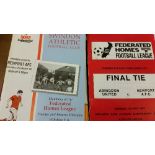 FOOTBALL, Newport County home (24) & away programmes, 1989/90 Inaugural season, some rarer issues,
