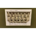 FOOTBALL, signed magazine team photo by 1959/60 Arsenal, by all 12 players inc. Dodgin, Bowen,