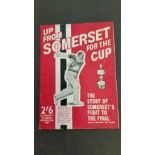 CRICKET, booklet, Up from Somerset for the Cup, for 1967 Gillette Cup Final, slight wrinkling, FR