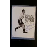 FOOTBALL, signed magazine photo be Len Duquemin, full-length for Spurs, 4 x 5.25, VG