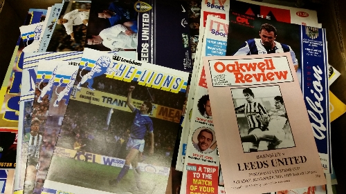 FOOTBALL, programmes, 1980s onwards, good mixture of clubs inc. Wolves, Wimbledon, Wrexham, Leeds, - Image 2 of 2