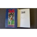 CRICKET, signed hardback edition of Flat Jack by Jack Simmons, to flyleaf, 1986, 1st edition, dj,