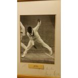 CRICKET, photo, signed to mount by Wes Hall, 7 x 9.5, full-length bowling, personally obtained by