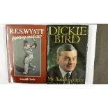 CRICKET, signed hardback editions of biographies, RES Wyatt (inscribed) & Dickie Bird, dj, EX, 2