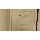 GOLF, hardback edition of The Open 1960-1990, LE.55/100, signed by the author Michael Hobbs, with