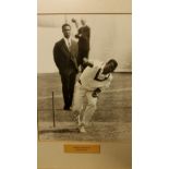 CRICKET, signed photo by Charlie Griffith, 8 x 10, full-length bowling, personally obtained by Brian