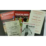 FOOTBALL, Prestwich Heys programmes, home (14) & away, inc. 1967/8 FAAC (2), v Spennymoor United (