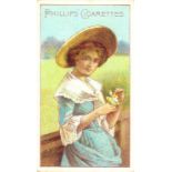 PHILLIPS, Beauties (B801-B825), complete, creased (1), FR (1) to VG, 25