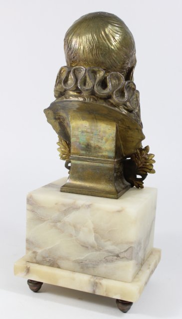 Gilt Bronze Bust of Cervantes - Image 5 of 6