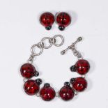 :Charles Albert Ladybug Bracelet & Earring Set