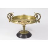 :19th Century Bronze Empire Style Figural Compote