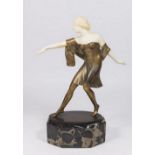 :Austrian Bronze & Alabaster Girl