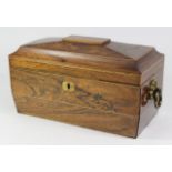 Rosewood 19th Century English Teapoy Tea Box