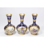 3 Royal Vienna Vases