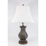 :Chinese Lamp with Etched Design of Wiseman