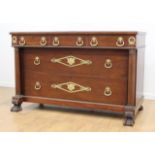 :Neoclassic Style Mahogany Commode