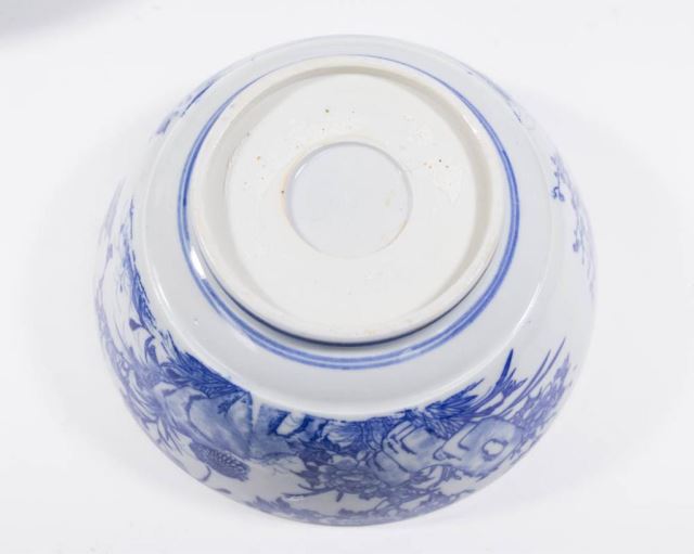 :3 Chinese Blue & White Canton Bowls - Bild 6 aus 7