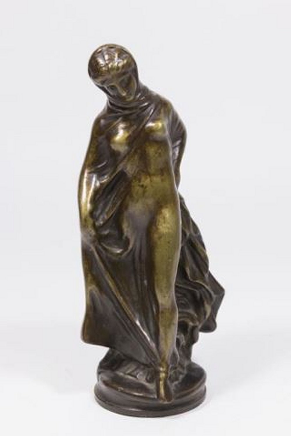 :Bronze Figure, Nude Woman in Shroud