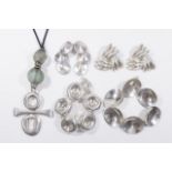 :Group Robert Lee Morris Sterling Silver Jewelry